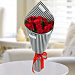 Charming Red Roses Bunch