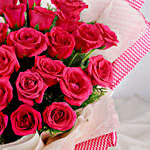 Cute Pink Roses Bunch