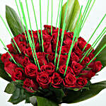 Magnificent Red Roses Bunch