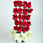 Roses N Lilies Arrangement