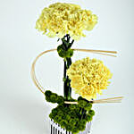 Yellow Carnations Arrangement