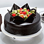 Chocolate Fruit Gateau Cake- Half kg