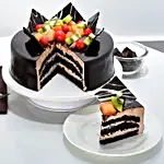 Chocolate Fruit Gateau Cake- Half kg