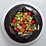 Chocolate Fruit Gateau Cake- Half kg