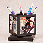 Personalized Rotating Pen Holder