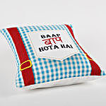 Quirky Printed Cushion For Dad