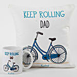 Confient Dad Mug And Cushion Combo