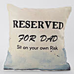 Reserved For Dad Mug And Cushion Combo
