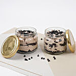 Vivacious Chocolate Jar Cake Set of 2