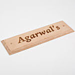 Personalised Engraved Wooden Name Plate