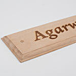 Personalised Engraved Wooden Name Plate