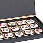 Birthday Gift Box -18 Personalised Chocolates