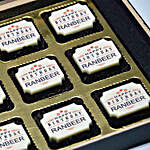 Personalised 9 Chocolate Box For Birthday