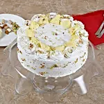 Vanilla Flavored Pista Rasmalai Cake Half kg