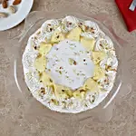 Vanilla Flavored Pista Rasmalai Cake Half kg