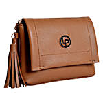 Lino Perros Classic Brown Sling Bag