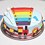 Cool Train First Birthday Strawberry Cake 2 Kg Eggless