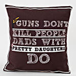 Pretty Daughters Printed Cushion