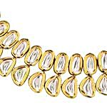 Charming Gold Color Kundan Necklace Set