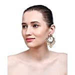 Classy Gold Color Kundan Earrings