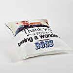 Wonderful Boss Personalised Cushion