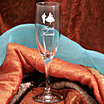 Personalised Set Of 2 Champagne Glasses  1036