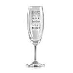 Personalised Set Of 2 Champagne Glasses  1323