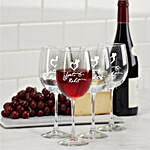 Personalised Set Of 2 Wine Glasses 1021