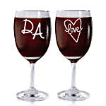 Personalised Set Of 2 Wine Glasses 2207