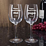 Personalised Set Of 2 Wine Glasses 2899