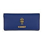 Personalised Navy Blue Womens Wallet
