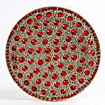 Red Stone & Beads Karwa Thali Set