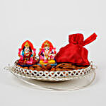 Almonds & Lakshmi Ganesha Idol Basket