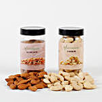 FNP Cashew Nuts & Almonds Jar Combo