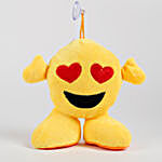 Heart Eyes Emoji Soft Toy Hanging