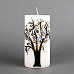 Henna Tree Design Candle
