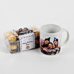 Personalised Birthday Mug & Ferrero Rocher Combo