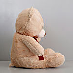 Teddy Bear With Rose Patch Beige
