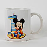 First Birthday Mickey Printed Mug