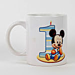 First Birthday Mickey Printed Mug