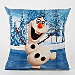 Olaf The Snowman Printed Cushion