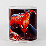 Spiderman Printed White Mug