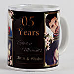 Personalised Mug & Table Top Anniversary Gift Set