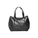 Black Handbag & Pouch Combo for Women By Alvaro Castagnino