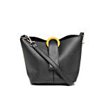 Black Sling Bag with Pouch for Women