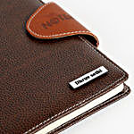 Personalized Brown Notebook