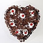 Flakey Hearts Black Forest Cake Half Kg