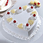 Heart Shaped Pineapple Cake 1 Kg