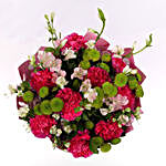 Pink Carnations & Alstroemeria Bouquet