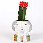 Moon Cactus In Thinking Girl Raisin Pot